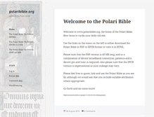 Tablet Screenshot of polaribible.org